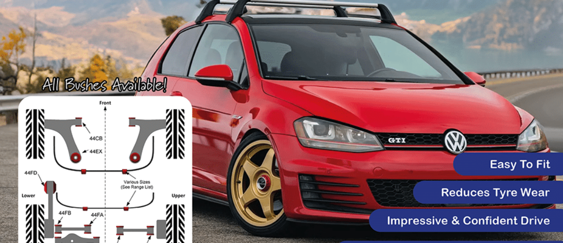 VW GolF Mk7 Polybush Suspension Bush Kit