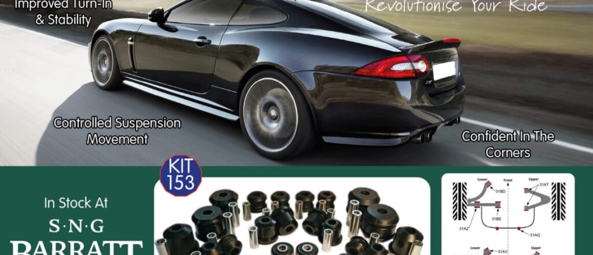 Practical Classics - November - Jaguar XK X150 Polybush Kit 153 Polyurethane Suspension Bush Kit