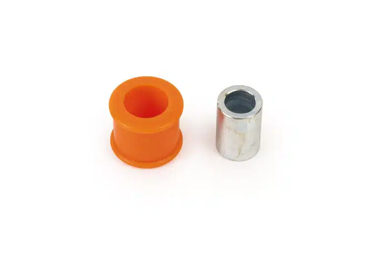 Polybush 2AE polyurethane rear link bush replacement fitted to Mercedes Sprinter suspension