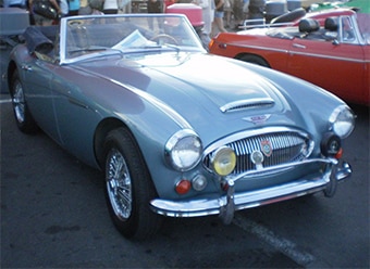 Austin Healey 3000 Mk3 Phase I (BJ8)(02.1964-05.1964) Polybush Polyurethane