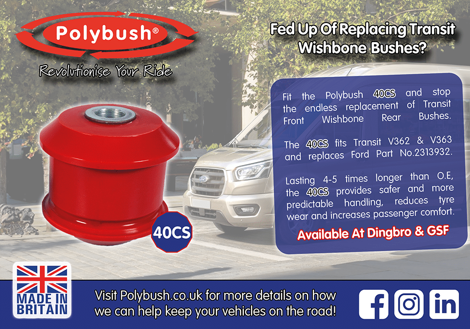 Ford Transit V362 Front Wishbone Rear Bush - 40CS