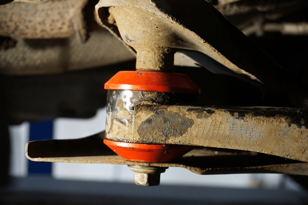 picture of a polybuh replacement for the ford transit front wishbone rear bush