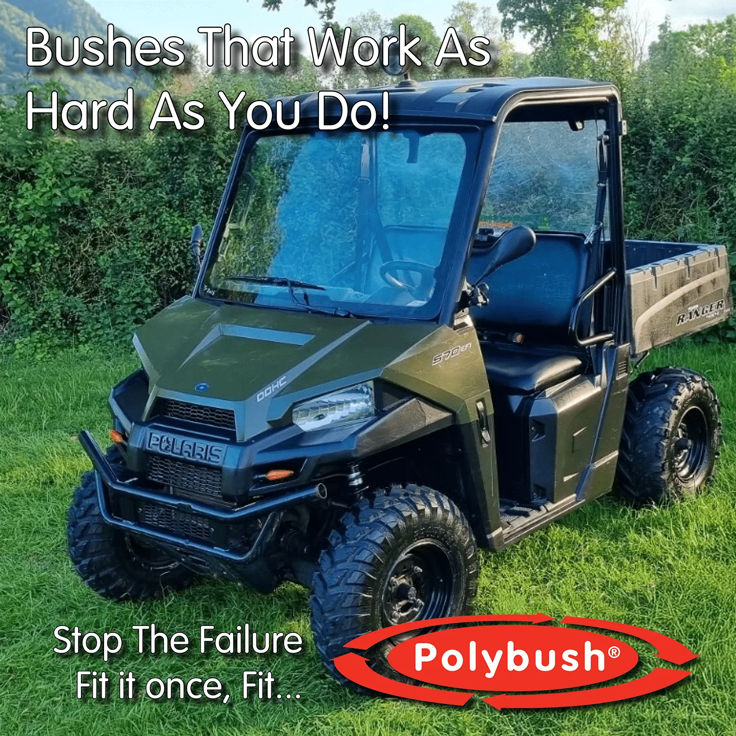 Polybush lets your fleet vehicle work as hard as you do