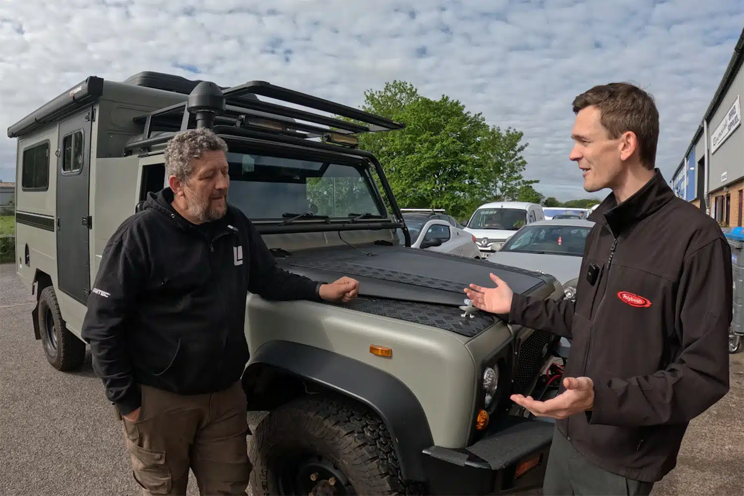LR Centre And Polybush Install Polyurethane Suspension Bushes To A Defender 130