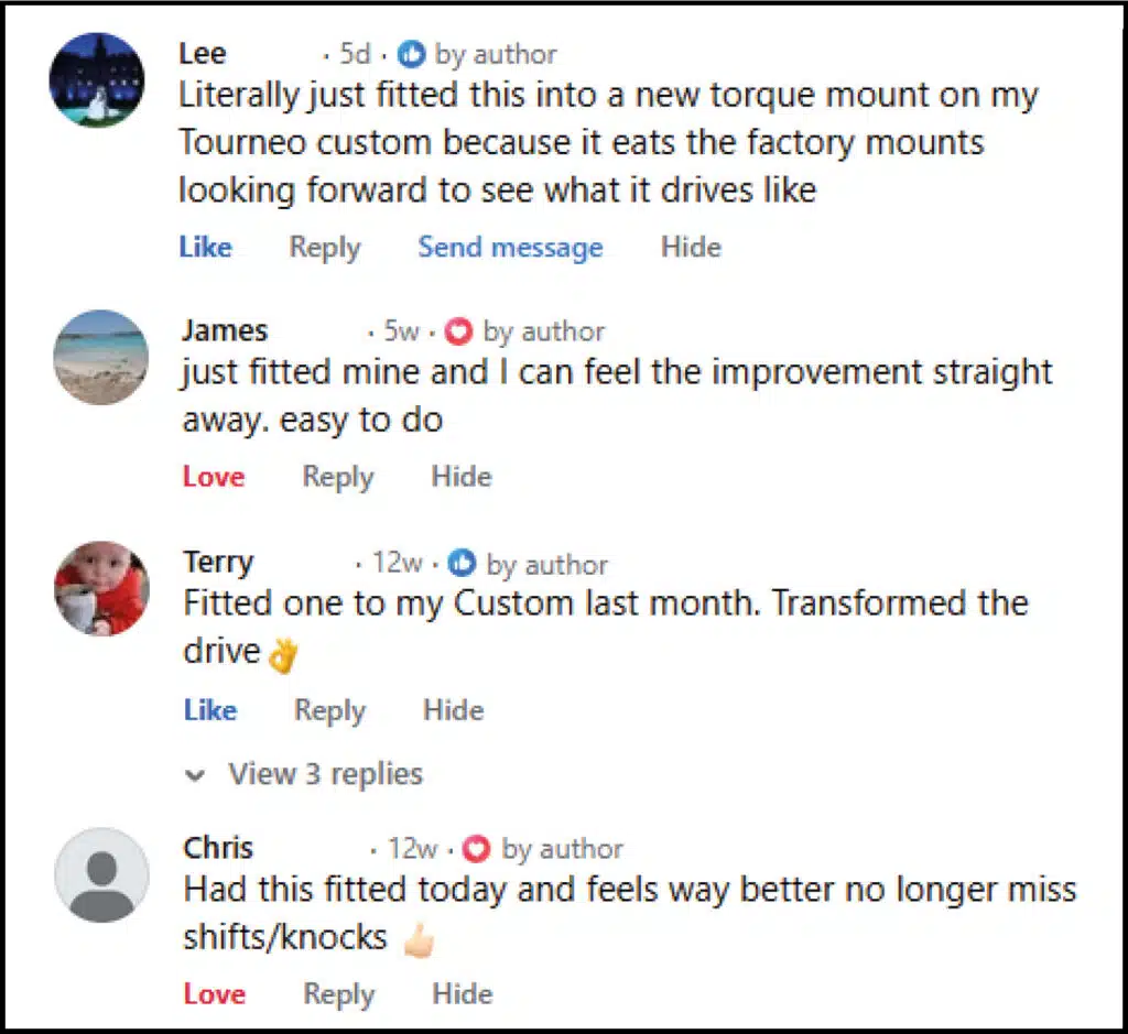 40DQ Polybush Testimonials